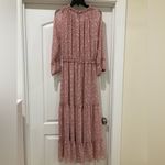 MISA Los Angeles  Purple Floral Long Sleeve Dress Photo 3