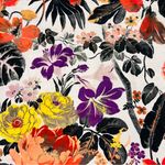 Dries Van Noten  Cream & Multicolour Floral Shift Dress Photo 5