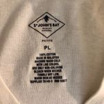 st. john's bay  White V-neck Shirt, Size PL Photo 1