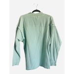 BKE  Buckle Pieced French Terry Pullover Sweatshirt Mint Green Size Small Photo 2