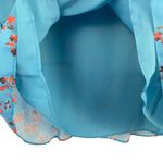 Parker ‎ Womens S Blue Dedra Floral Cold-Shoulder Top In Prairie NWT Photo 5