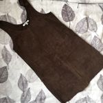 BB Dakota Women’s Casual Brown Leather Sleeveless Suede Mini Dress, XS Photo 5