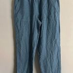 prAna Women’s Size S June Day Pant Organic Cotton Hemp Blue Flowy Beach Resort Photo 0