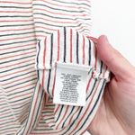 Anthropologie By  Red White Blue Striped Hemp Organic Cotton T Shirt Sz S Photo 2
