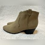 Old Navy  Olive Faux-Suede Ankle Boots Photo 1