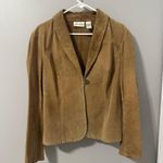 kim rogers Tan Suede Blazer Photo 0