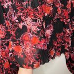 Free People NWT  Up For Anything Western Floral Sheer Top Photo 8