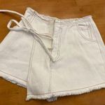 These Three Boutique White Denim Skort Photo 0