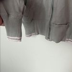 The North Face  full-zip jacket light pink collar red stitching, size womens M # Photo 4