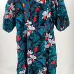 Jade Fashions tropical parrot print Hawaiian dress. Size‎ Medium, vintage Photo 0