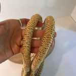 Handmade Vintage Natural Fiber Woven Weaved Top Handle Tote Bag Tan Photo 6