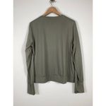 Lukka Lux Long Sleeve Crewneck Top – Olive Green Size L Size L Photo 1