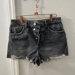 ZARA high waisted denim shorts Photo 1