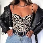 Motel Rocks Cheetah Print Bodysuit Photo 0