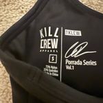 Kill Crew Black Sports Bra with Pink Logo Photo 4