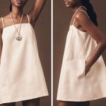 Anthropologie Mare Mare Square-Neck Linen A-Line Linen Dress, Size S Photo 1