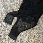 Women’s Black Lace & Fish Net Bodysuit Photo 3