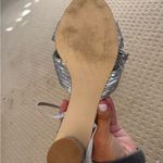 Silver bow heels Size 10 Photo 2
