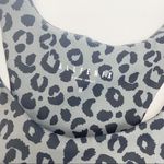 Anthropologie All Fenix Jagger Long Athletic Sports Bra: Charcoal Grey/Black Leopard Cheetah Photo 7