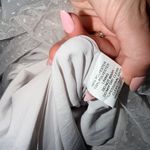 Mac Duggal NWT Embroidered Long Sleeve Ruffled Tiered Dress - Pearl - 8003 Photo 6