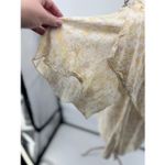 See By Chloe  yellow Floral Print blouse Silk Blend Short Sleeve Boho Size 42 Photo 11