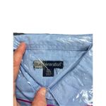 Blue Generation Womens 4XL Baby blue Stain Guard Long Sleeve Work Shirt Photo 1