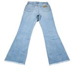 Wrangler Wrock 672 High Rise Kick Flare Jeans Light Wash Blue Cowgirl Size 25x28 Photo 3