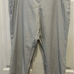 J. Jill‎ Women's Stretch Linen Blend Pants Steel Blue Gray Lagenlook Women's 12 Photo 0