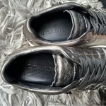 Coach  Tea Rose Floral Embellished Metallic Leather Sneakers womens shoe size 9 B Photo 9