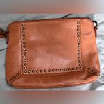 Vilenca Holland Studded Tan Leather Cross Body Bag EUC‎ Photo 1