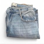 Abercrombie & Fitch Women's Straight Leg Jeans in Light Blue Photo 1