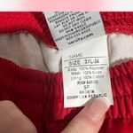 Varsity Red Wide Leg pants Photo 3