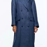 ZARA  button linen limited edition coat EUC Photo 1