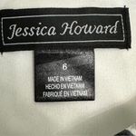 Jessica Howard  White‎ Floral Bell Sleeve Sheath Dress Party Cocktail SZ 6 Photo 11