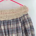 Hayden  LOS ANGELES Top Size 1XL NWT Plaid Stretch Off the Shoulder Plus Curvy Photo 5