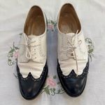 Salvatore Ferragamo Vintage 90s  Wingtip Spectator Oxfords in navy/white size 6 Photo 1
