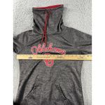 Colosseum Athletics Colosseum Oklahoma University Sweatshirt Women Medium Fleece Cowl Neck‎ Pullover Photo 2