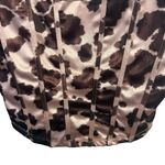 Pink and brown animal print corset tank top size medium Photo 1