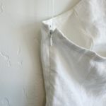 Reformation  | Tate 100% Linen Halter Button Vest Blouse Top White Size 2 Photo 9