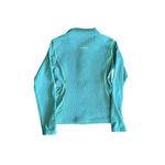Spyder  Zip Up Core Sweater Jacket Turquoise Green and Neon Yellow Zip pockets M Photo 2