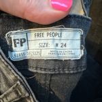 Free People dark gray wash denim overalls size 24 EUC!!!! Photo 6
