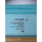 Old Navy  Womens Small Long Sleeve Light Blue Striped Shirt Photo 2
