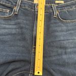 LETTER TO JULIET L.T.J. Sicily Dark Crop Flare Raw Hem Jeans Size 30 Blue Photo 8