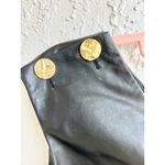 Proenza Schouler NWT Leather One Shoulder Mini Dress Black Women's US 6 Photo 4