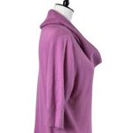 Ann Taylor  Sweater Cowl Neck Tunic Elbow Sleeve Purple Orchid Women’s Size XL Photo 6