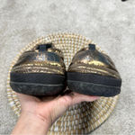 The North Face Women’s Nuptse Mule Slippers 75% Goose Down Gold Black Size 6 Photo 5