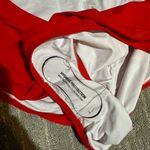 Suuksess Cherry Red High Waist Halter Neck Mesh Bikini Swimsuit XL NWT Photo 5