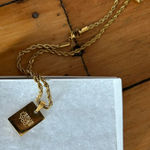 Jesus loves you gold plated necklace Photo 0