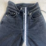 AGOLDE Echo Taper Jean Flip Waistband Zephyr Wash Black Size 27 NWT Photo 2