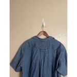 Xirena Popover Denim Shirt Short Sleeve Boxy Womans XL Blue Photo 5